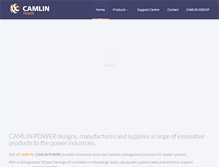 Tablet Screenshot of camlinpower.com